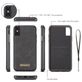 Caseme 007 iPhone XS Hoesje Uitneembare 2in1 Bookcase Portemonnee - Zwart