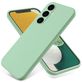 Mobigear Rubber Touch Samsung Galaxy S24 FE Siliconen Hoesje Backcover - Groen