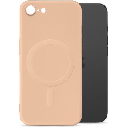 My Style Protective Flex iPhone SE (2022) MagSafe Hoesje Flexibel TPU Backcover - Soft Pink