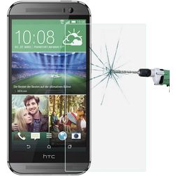 Mobigear HTC One M9 Glazen Screenprotector - Case Friendly