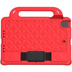 Mobigear Diamond iPad Mini 6 (2021) Kinder Tablethoes met Handvat - Rood