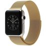 Mobigear Style Loop Milanese Apple Watch Bandje Magneetsluiting - 42/41/40/38 mm - Goud