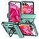 Mobigear Armor Ring Motorola Razr 50 Hoesje Hardcase Backcover Shockproof met Ringhouder - Groen