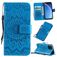 Mobigear Sunflower iPhone 11 Pro Hoesje Bookcase Portemonnee - Blauw