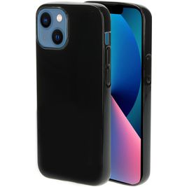 Mobiparts Classic iPhone 13 Mini Hoesje Flexibel TPU Backcover - Zwart