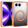 Mobigear Crystal iPhone Duo MagSafe Hoesje Hardcase Backcover - Oranje