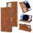 Mobigear Wallet iPhone 14 Pro Max Hoesje Bookcase Portemonnee - Bruin