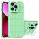 Mobigear Cube iPhone 14 Hoesje Hardcase Backcover met Standaard - Groen