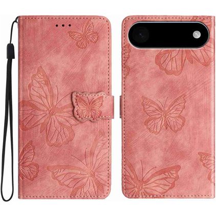Mobigear Butterfly iPhone Air Hoesje Bookcase Portemonnee - Roze