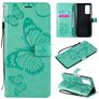 Mobigear Butterfly Xiaomi Mi 10T Pro Hoesje Bookcase Portemonnee - Turquoise
