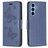 Mobigear Butterfly Samsung Galaxy A54 Hoesje Bookcase Portemonnee - Blauw