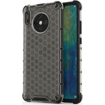 Mobigear Honeycomb Huawei Mate 30 Hoesje Hardcase Backcover Shockproof - Grijs