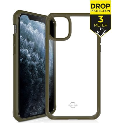 ITSkins HybridSolid iPhone 11 Pro Hoesje Hardcase Backcover Shockproof - Kaki
