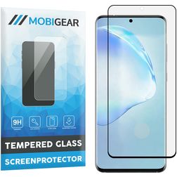 Mobigear Premium Samsung Galaxy S20 Glazen Screenprotector - Case Friendly - Zwart