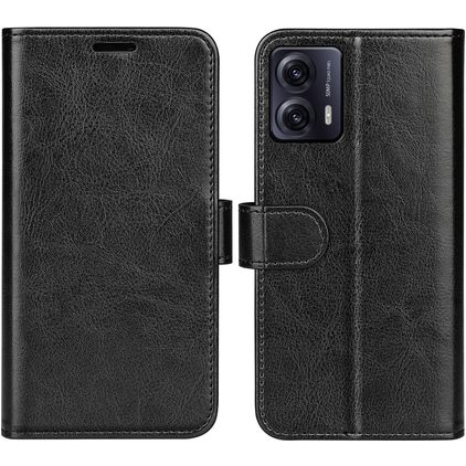 Mobigear Basic Motorola Moto G53 5G Hoesje Bookcase Portemonnee - Zwart