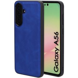 Mobiparts Classic Samsung Galaxy A56 MagSafe Hoesje TPU,Kunstleer Backcover - Sapphire Blue