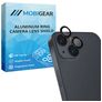 Mobigear Single iPhone 14 Glazen Camera Lens Protector - Case Friendly - Zwart