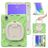 Mobigear RingGuard iPad Mini 6 (2021) Hoes Hard Kunststof,Siliconen Backcover + Stylus Houder + Schouderband + Standaard - Groen