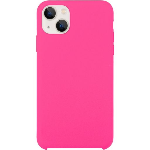 Mobigear Rubber Touch iPhone 15 Plus Siliconen Hoesje Backcover - Magenta