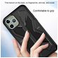 Mobigear Armor iPhone 12 Mini Hoesje Flexibel TPU Backcover Shockproof - Zwart