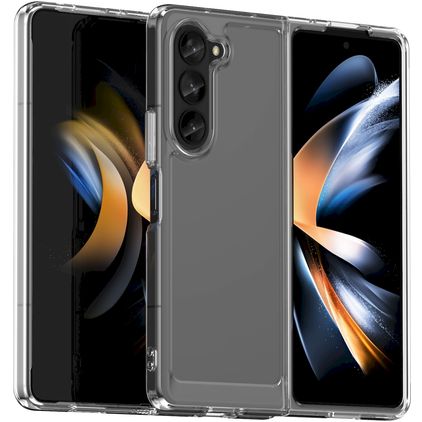 Mobigear Crystal Doorzichtig Samsung Galaxy Z Fold 5 Hoesje Hardcase Backcover - Transparant