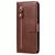 Mobigear Zipper Huawei P40 Lite 5G Hoesje Bookcase Portemonnee - Bruin