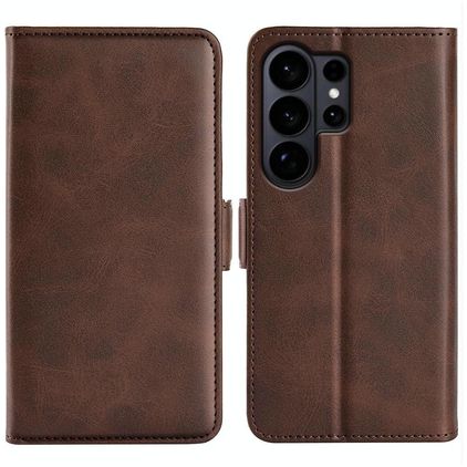 Mobigear Slim Magnet Samsung Galaxy S26 Ultra Hoesje Bookcase Portemonnee - Bruin