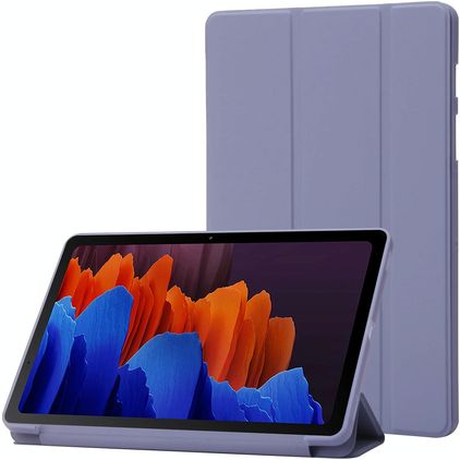 Mobigear Tri-Fold Gel Samsung Galaxy Tab S11 Hoes TPU,Kunstleer Bookcase - Paars