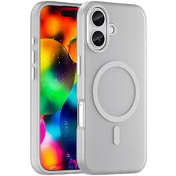 Mobigear Shockproof iPhone 17 MagSafe Hoesje Hardcase Backcover - Wit