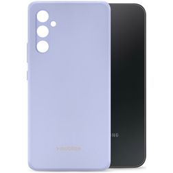 Mobilize Rubber Gelly Samsung Galaxy A34 Hoesje Flexibel TPU Backcover - Pastel Purple