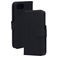 Mobiparts iPhone 16e Hoesje Echt Leer Bookcase Portemonnee - Zwart