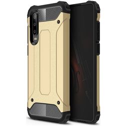 Mobigear Outdoor Huawei P30 Hoesje Hardcase Backcover Shockproof - Goud