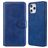 Mobigear Wallet iPhone 12 Pro Max Hoesje Bookcase Portemonnee - Blauw