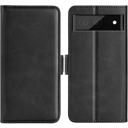 Mobigear Slim Magnet Google Pixel 6a Hoesje Bookcase Portemonnee - Zwart