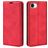 Mobigear Retro Slim iPhone 17e Hoesje Bookcase Portemonnee - Rood