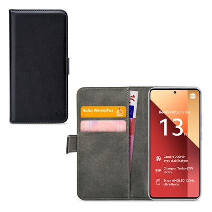 Mobilize Classic Gelly Wallet POCO M6 Pro Hoesje Bookcase Portemonnee - Zwart