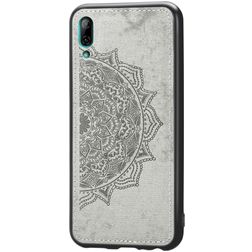 Mobigear Mandala Huawei Y7 Pro (2019) Hoesje Hardcase Backcover - Grijs
