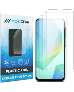 Mobigear Samsung Galaxy A17 Screenprotector Folie - Case Friendly (3-Pack)
