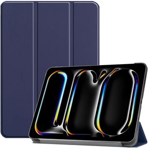Mobigear Tri-Fold iPad Pro 13 Inch (2024) Hoes Bookcase - Donkerblauw
