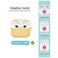 Mobigear Classic Apple AirPods 3 Hoesje Flexibel Siliconen - Geel