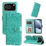 Mobigear Sunflower iPhone 17 Pro Hoesje Bookcase Portemonnee - Groen