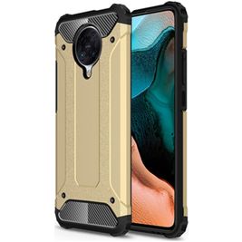 Mobigear Outdoor POCO F2 Pro Hoesje Hardcase Backcover Shockproof - Goud