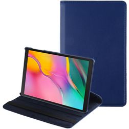 Mobigear DuoStand Samsung Galaxy Tab A 10.1 (2019) Hoes Draaibare Bookcase - Donkerblauw