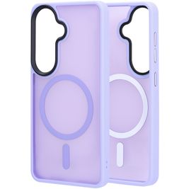 Mobiparts Hardcover Samsung Galaxy S26 MagSafe Hoesje Hardcase Backcover - Satin Lila