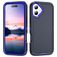 Mobigear Rugged iPhone 17 Hoesje Hardcase Backcover Shockproof - Donkerblauw