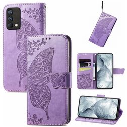 Mobigear Butterfly Realme GT Master Edition Hoesje Bookcase Portemonnee - Paars