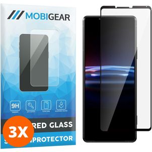 Mobigear Premium Sony Xperia Pro-I Glazen Screenprotector - Case Friendly - Zwart (3-Pack)