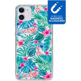 My Style Magneta iPhone 11 Hoesje Flexibel TPU Backcover - Jungle