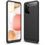 Mobigear Brushed Slim Samsung Galaxy A52s 5G Hoesje Flexibel TPU Backcover - Zwart