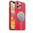 Mobigear Rubber Touch iPhone 12 Pro Siliconen MagSafe Hoesje Backcover - Rood